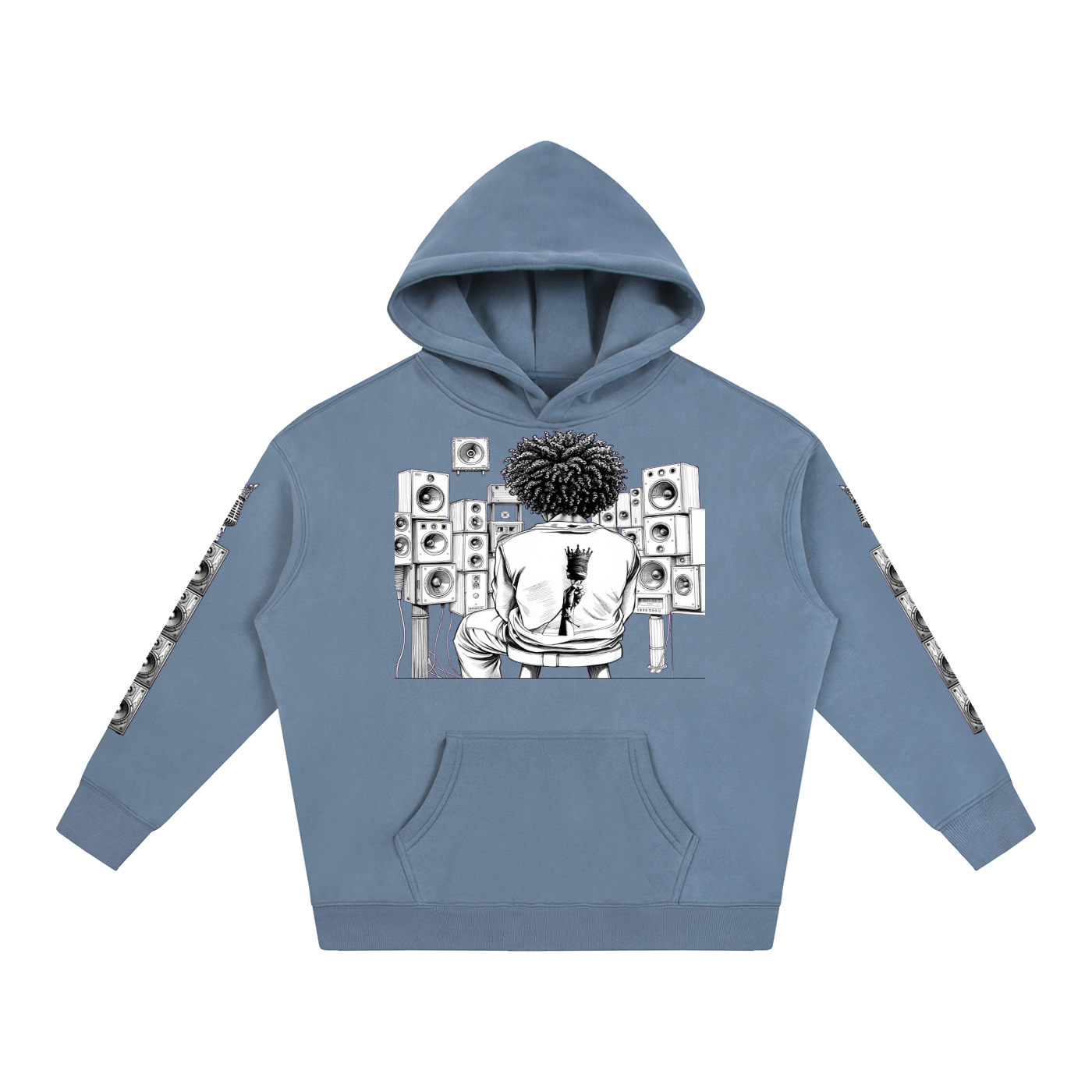Solid Wall of sound Graphic hoodie