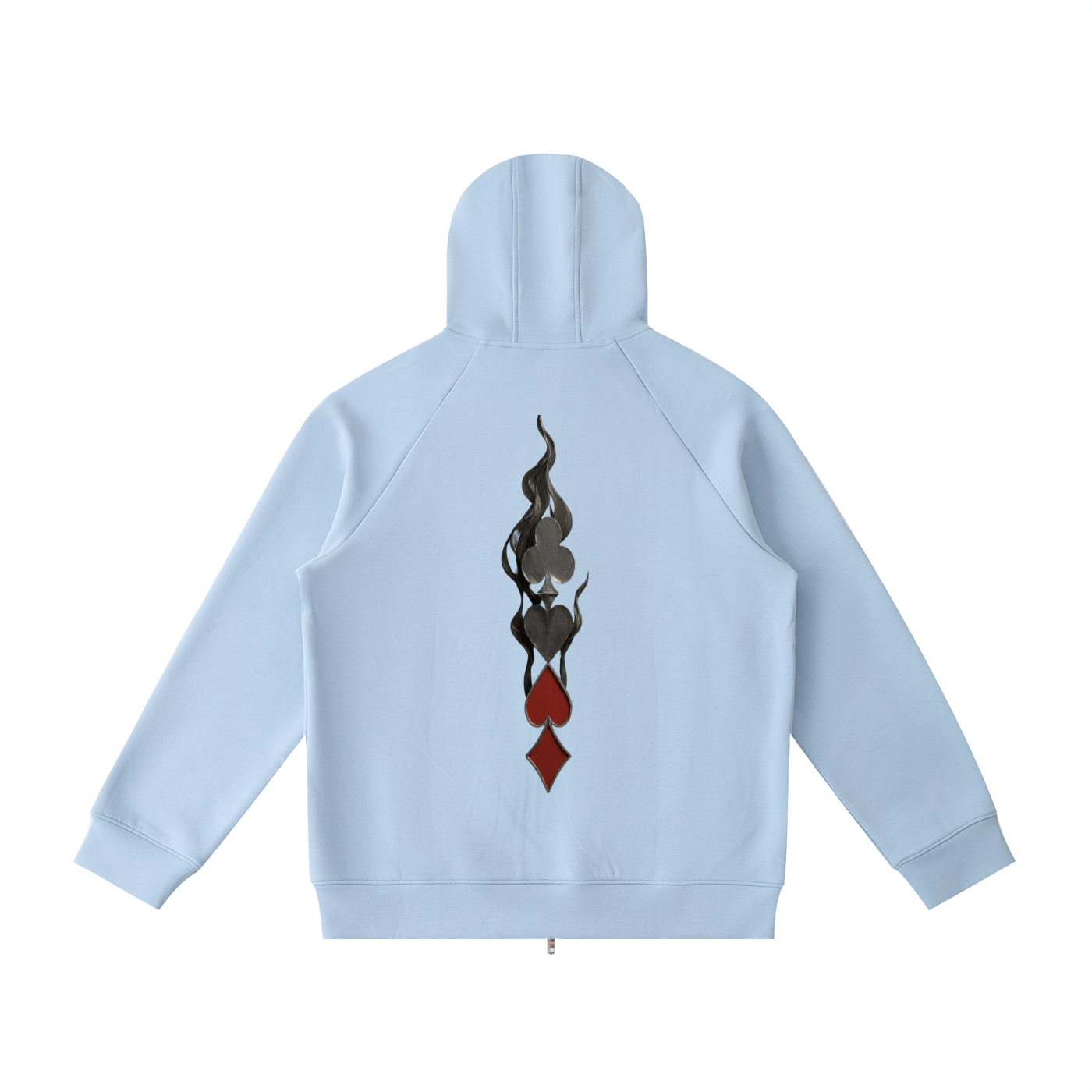 Hard Luck Apparel- Uptown Ace  Heavyweight Full Zip Hoodie