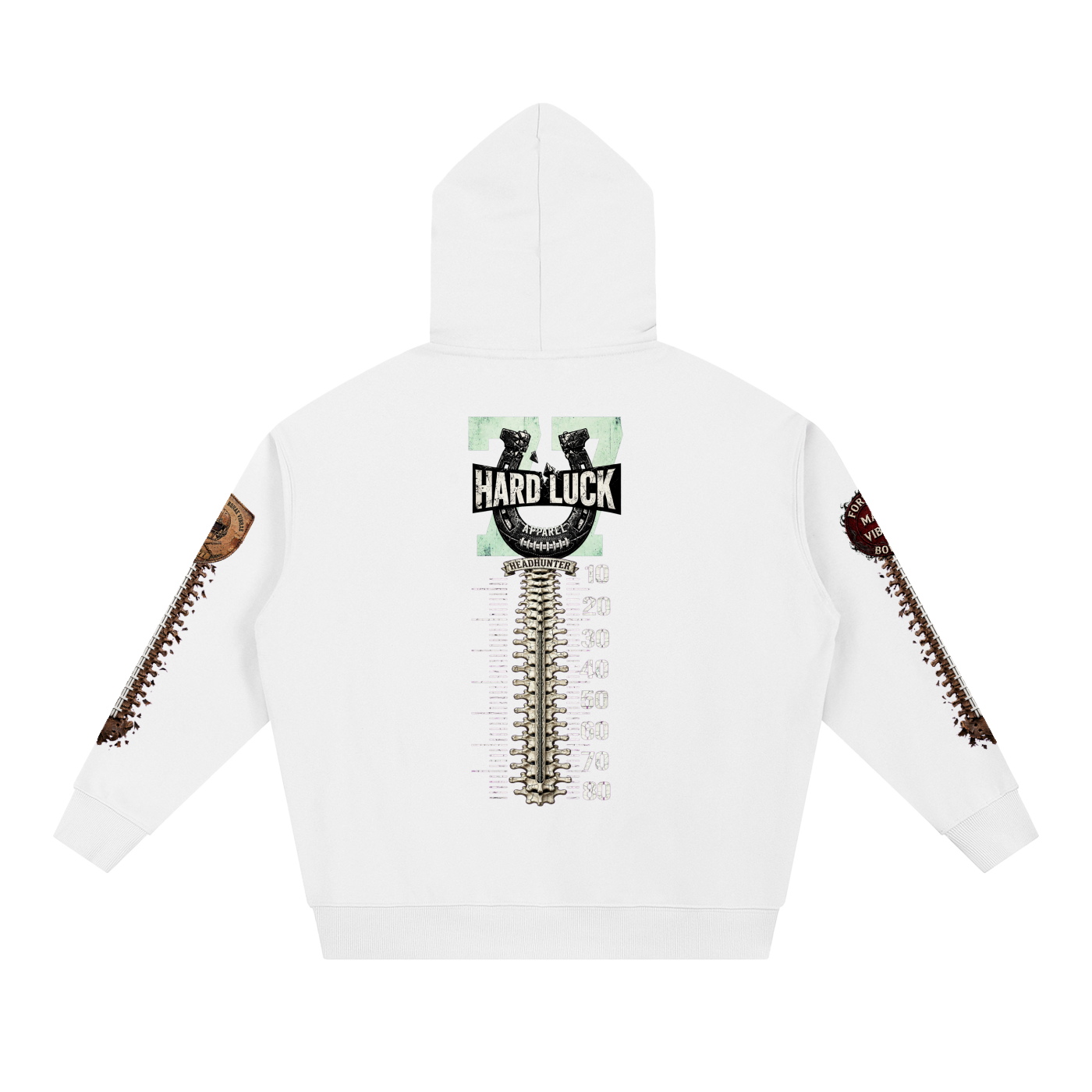 GRIDIRON GUT CHECK — HEADHUNTER 77 CAPTAIN HEAVYWEIGHT HOODIE