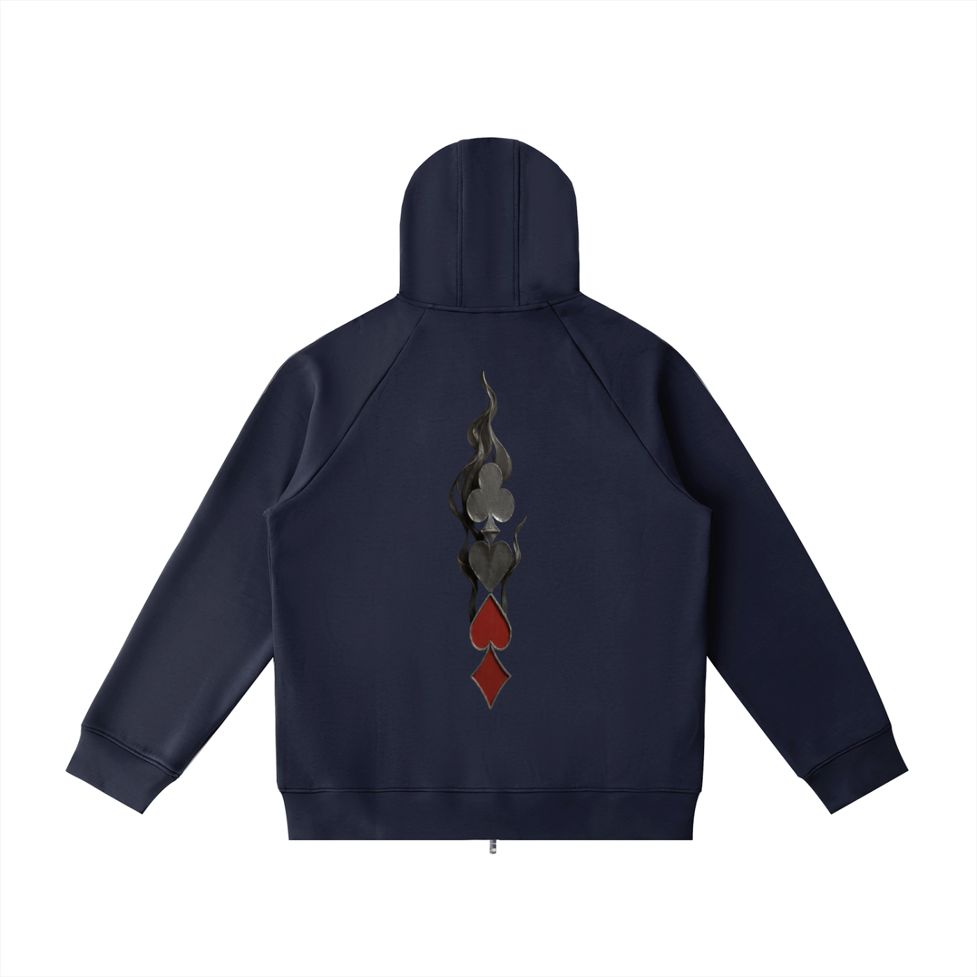 Hard Luck Apparel- Uptown Ace  Heavyweight Full Zip Hoodie