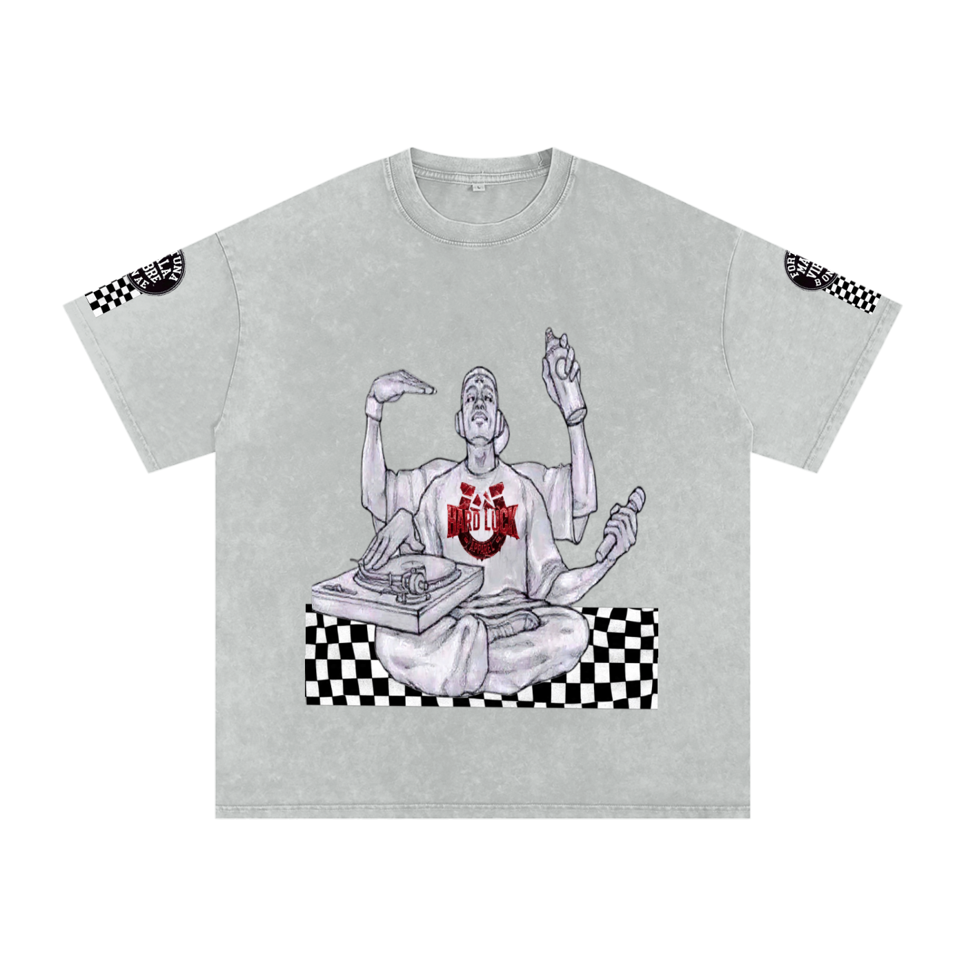 Soul of the Cypher Snow Washed Oversized Cotton T-Shirt