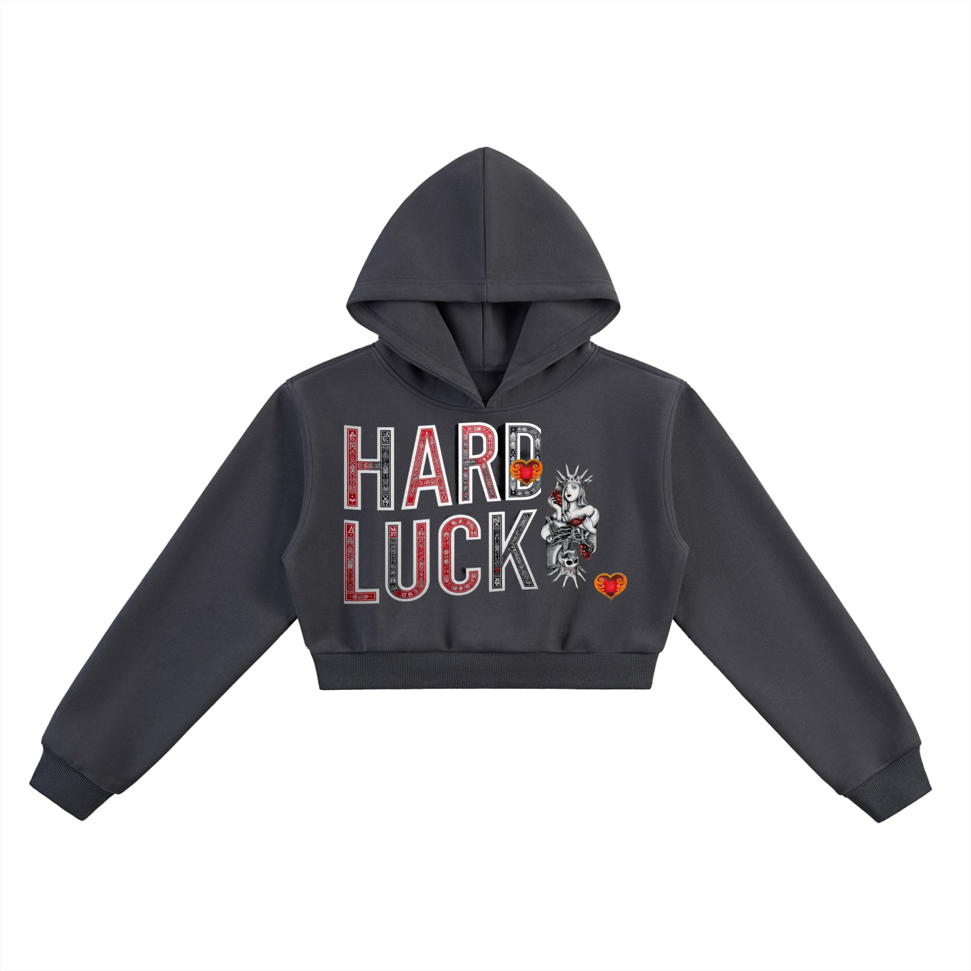 Queens Gambit Essential Cropped Hoodie