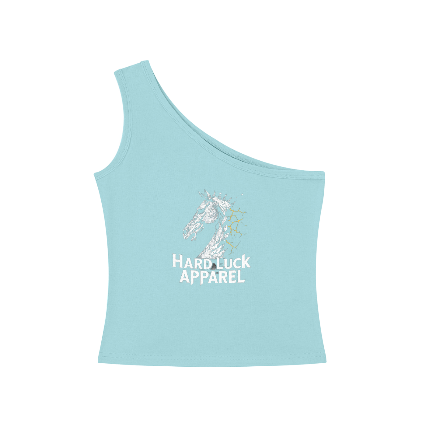 The last Move One-Shoulder Crop Tank Top