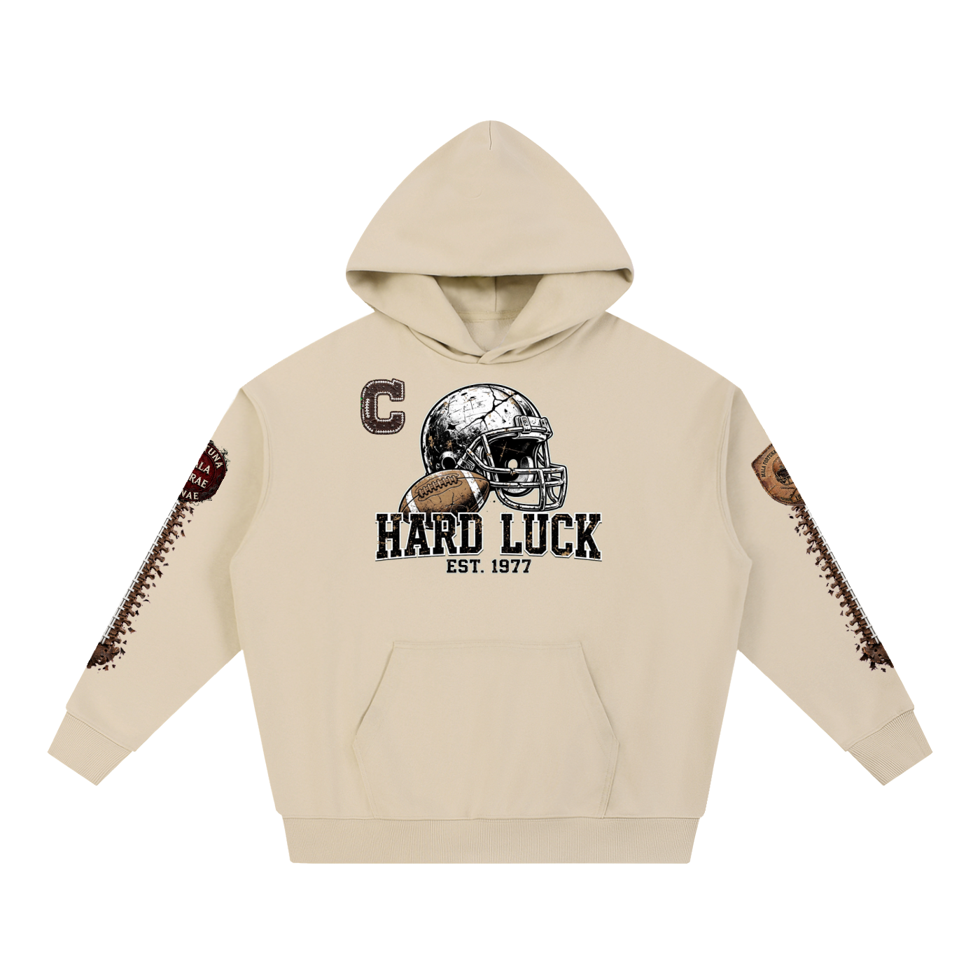 GRIDIRON GUT CHECK — HEADHUNTER 77 CAPTAIN HEAVYWEIGHT HOODIE