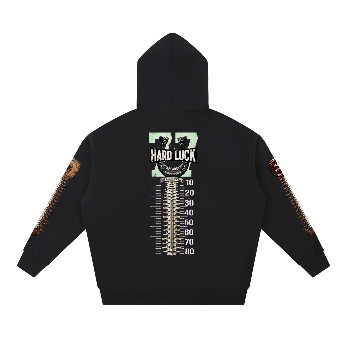 GRIDIRON GUT CHECK — HEADHUNTER 77 CAPTAIN HEAVYWEIGHT HOODIE
