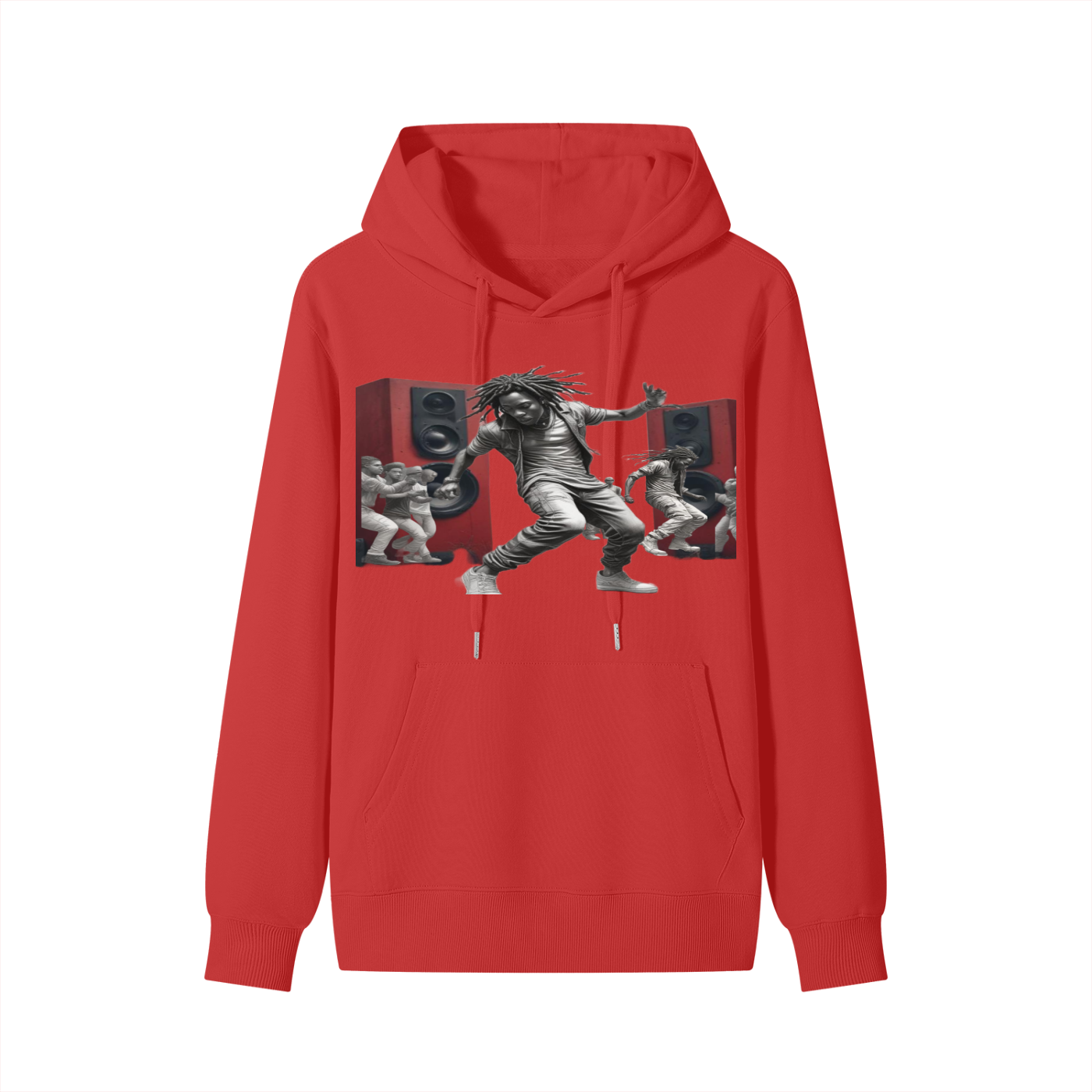 B-Boy in Motion Pullover Hoodie | Hip-Hop Streetwear | Hard Luck Apparel