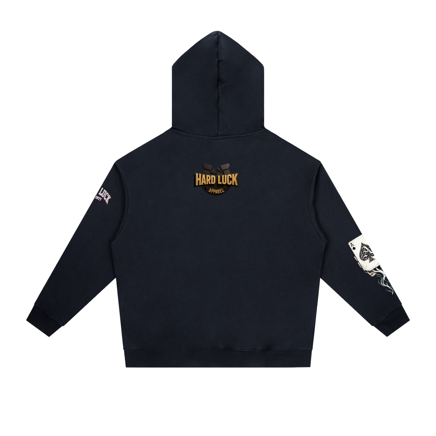 The Gambler: Ace Up the Sleeve Hoodie | Poker Streetwear | Hard Luck Apparel