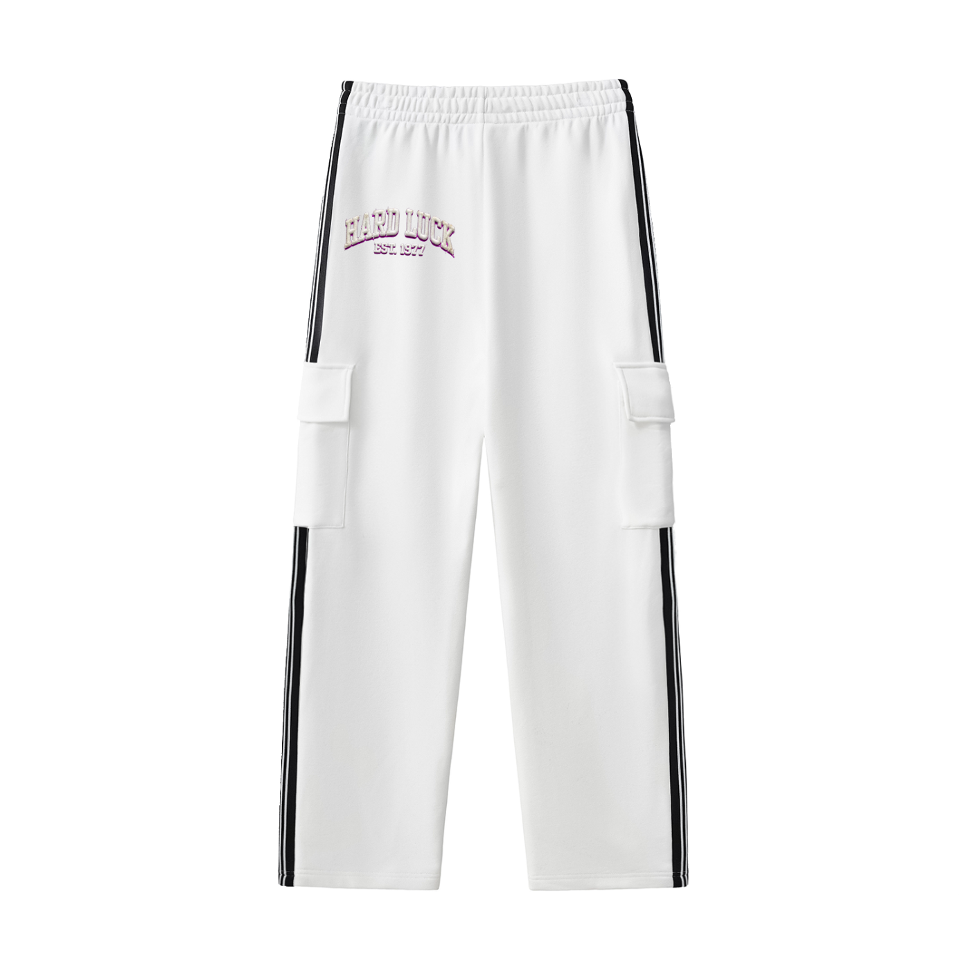 Solid Wall of Sound Side Stripe Straight-Leg Pants