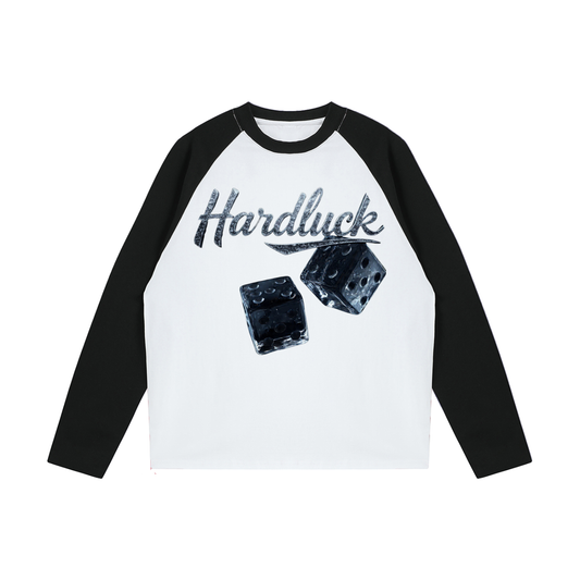 Black Ice Roll the D-ice  Color-Blocked Raglan Long-Sleeve T-Shirt7