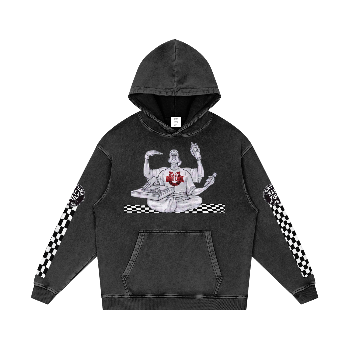Soul of the Cypher Snow Washed Loose Cotton Hoodie