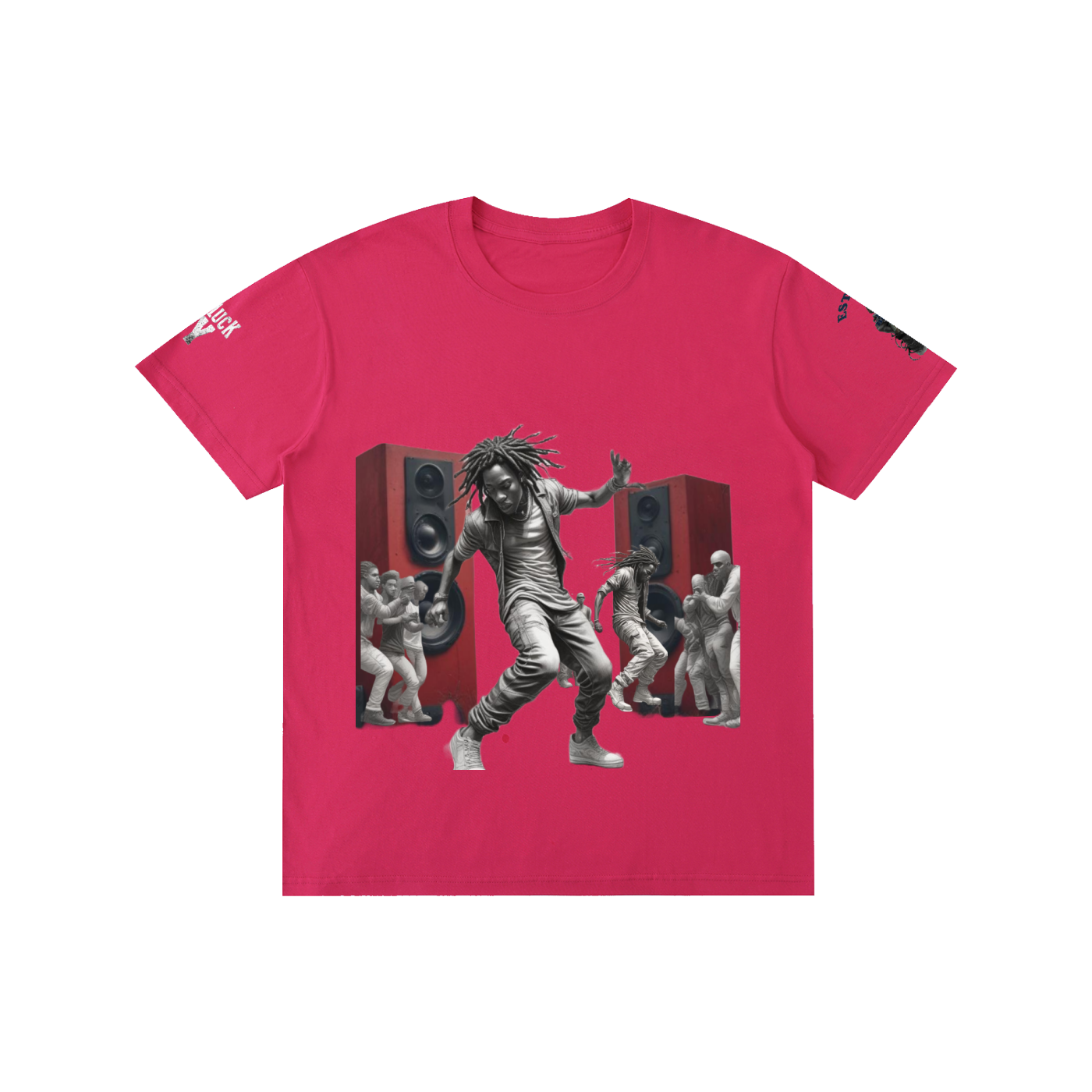 B-Boy in Motion Tee | Premium Hip-Hop Graphic T-Shirt | Hard Luck Apparel
