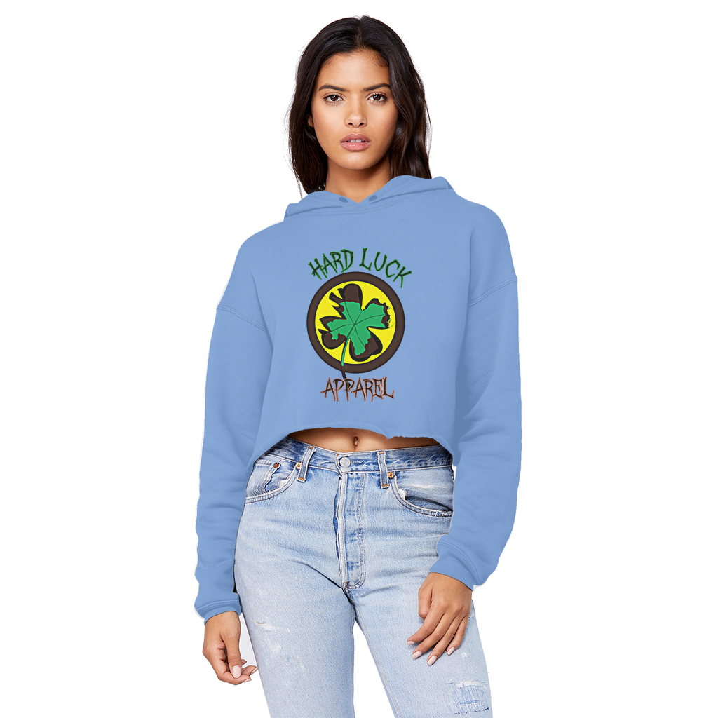 undefined Cropped Raw Edge Boyfriend Hoodie