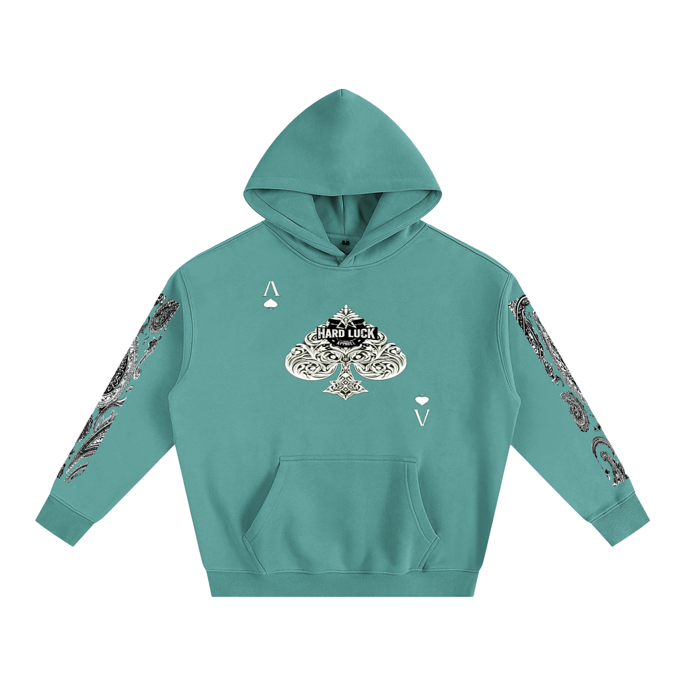 Hard Luck Apparel – Uptown Ace  Fleeced Hoodie