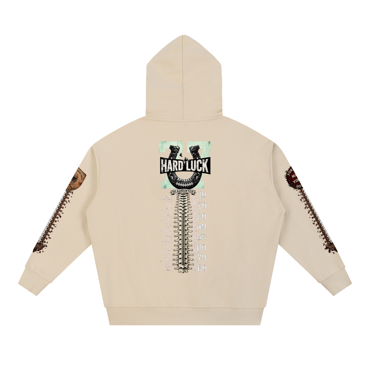 GRIDIRON GUT CHECK — HEADHUNTER 77 CAPTAIN HEAVYWEIGHT HOODIE