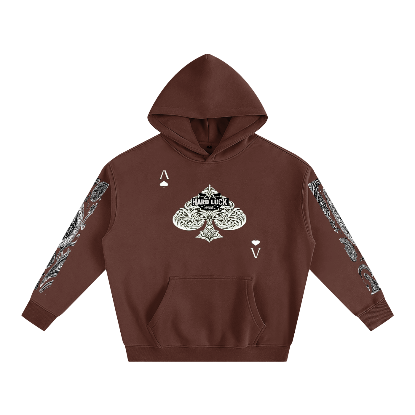 Hard Luck Apparel – Uptown Ace  Fleeced Hoodie