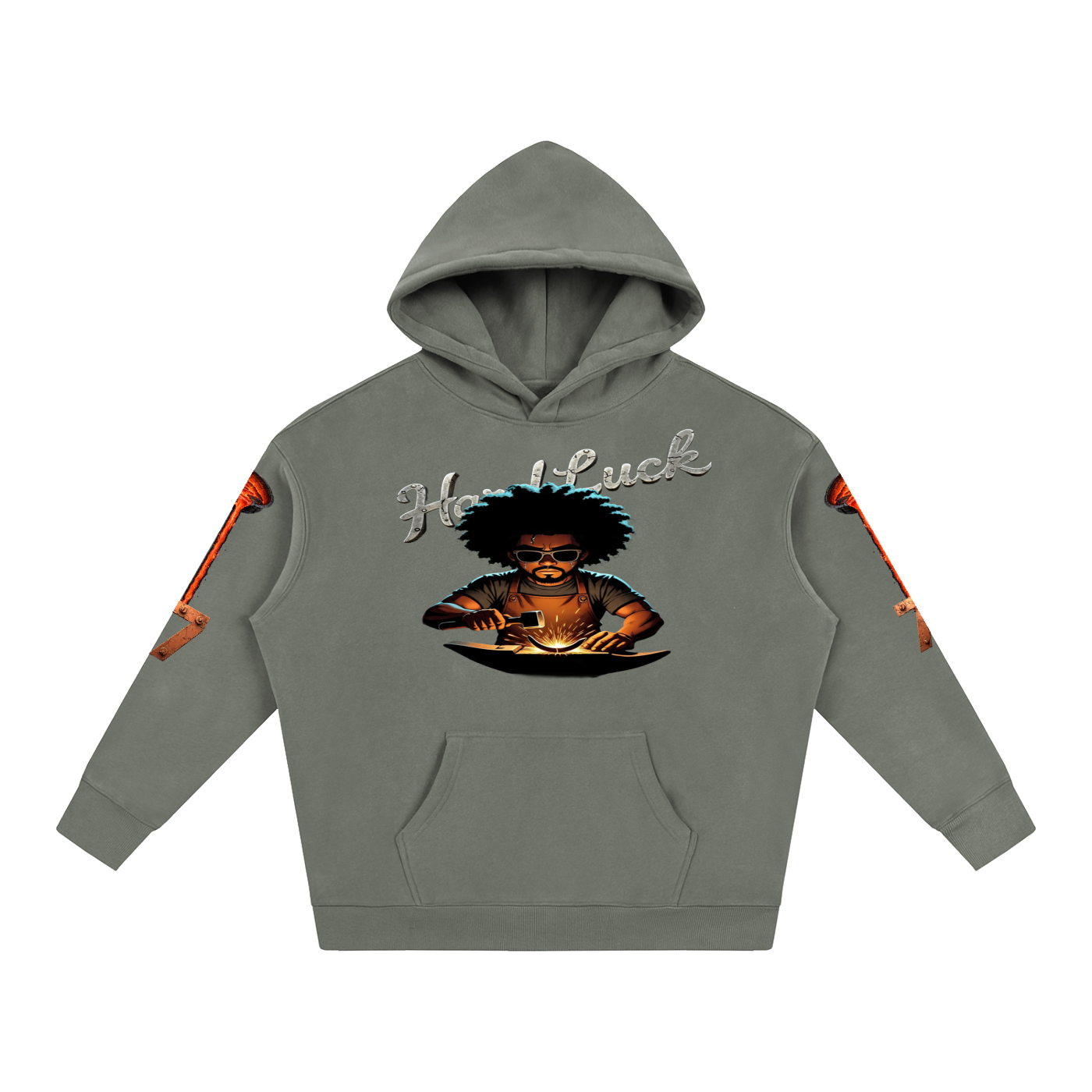 Blacksmith Forged 2.0 Hoodie | Heavyweight Streetwear Pullover | Hard Luck Apparel