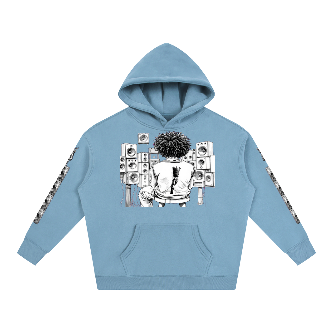 Solid Wall of sound Graphic hoodie