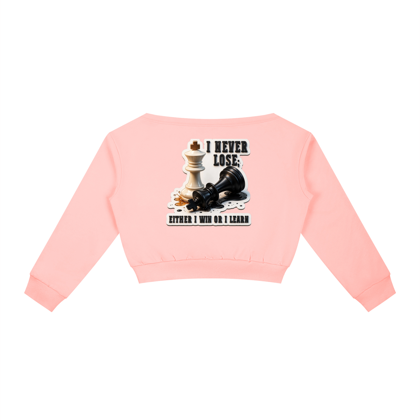 The Last Move Off-the-Shoulder Sweatshirt by HardLuck Apparel