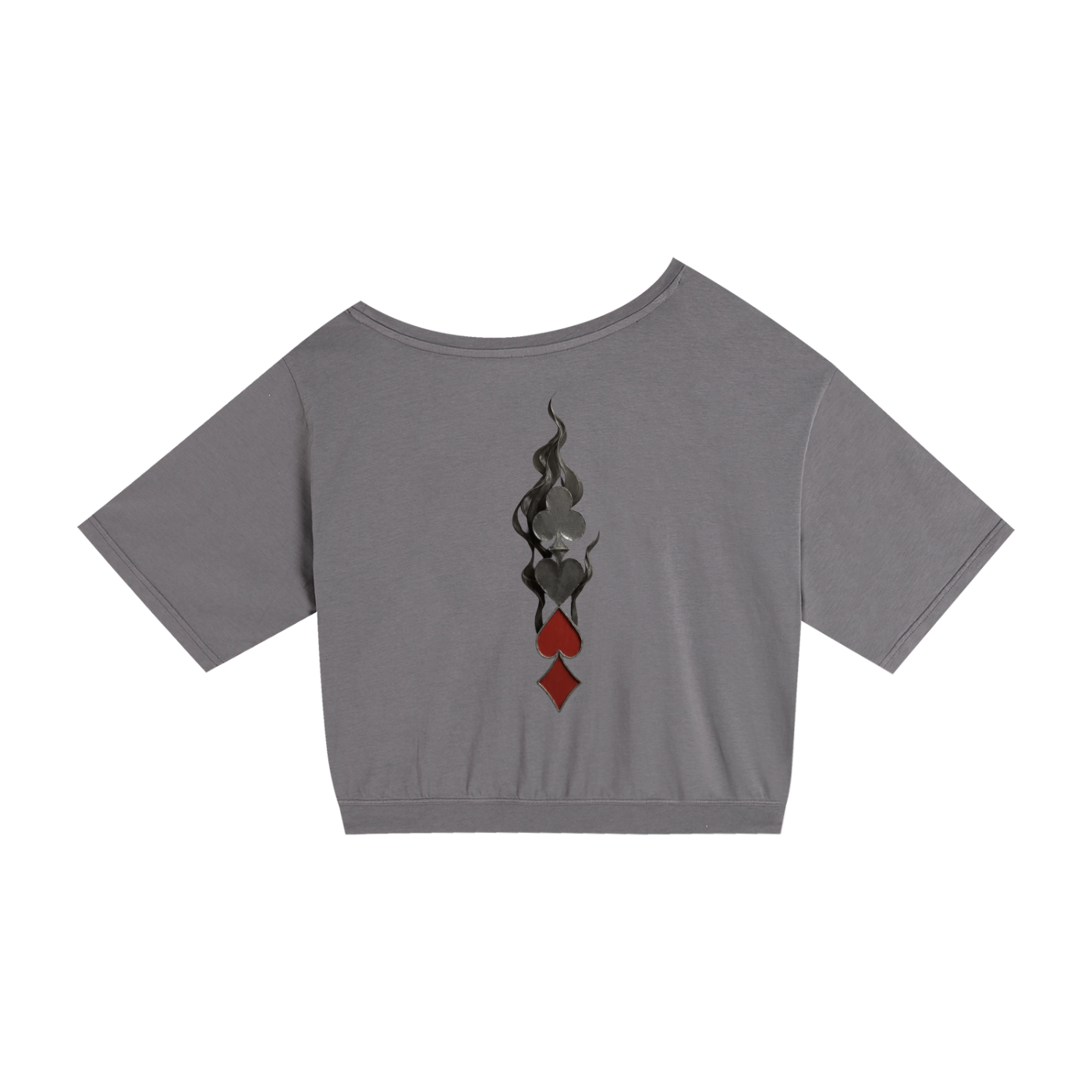Uptown Ace Asymmetric Shoulder Oversized Cotton T-Shirt