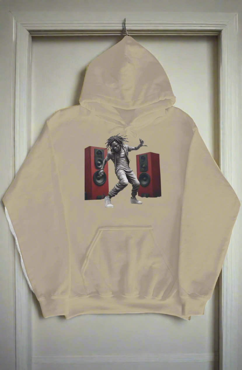 B-Boy In Motion gildan pullover hoody