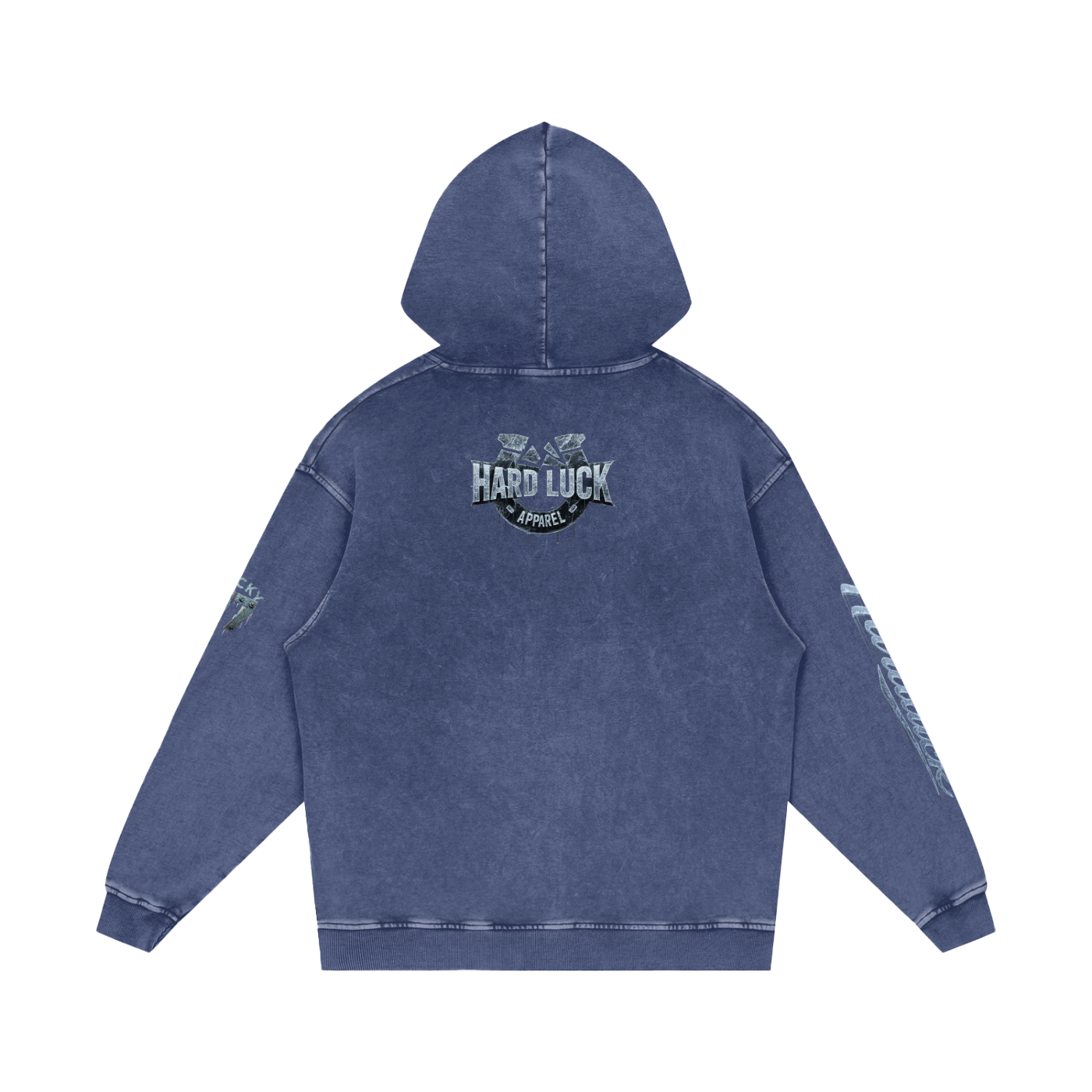 NY Built Ice Storm Snow Washed Loose Cotton Hoodie