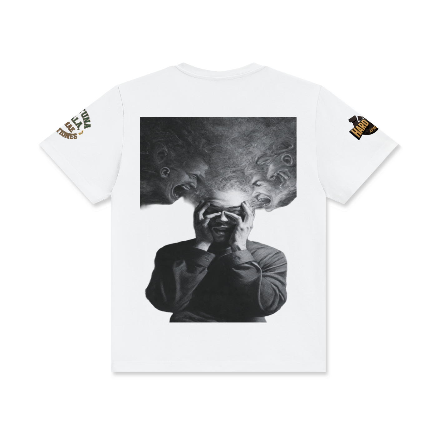 invasive  thoughts  Classic Crew Neck Cotton T-Shirt