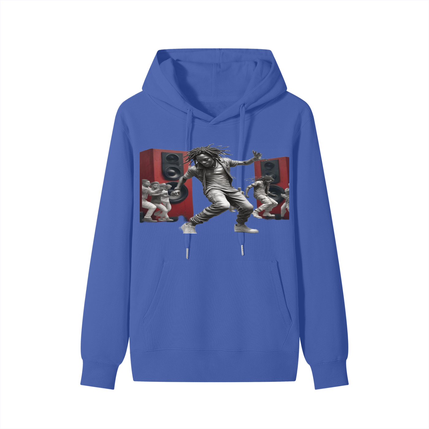 B-Boy in Motion Pullover Hoodie | Hip-Hop Streetwear | Hard Luck Apparel
