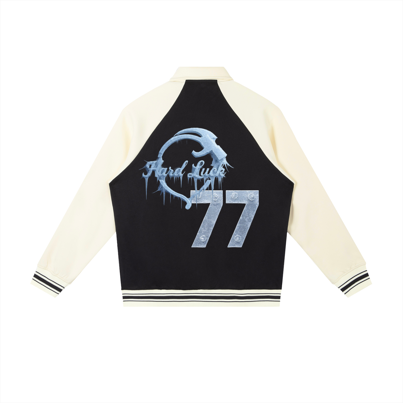 Cold Fortune "77" Raglan Sleeve Baseball Jacket