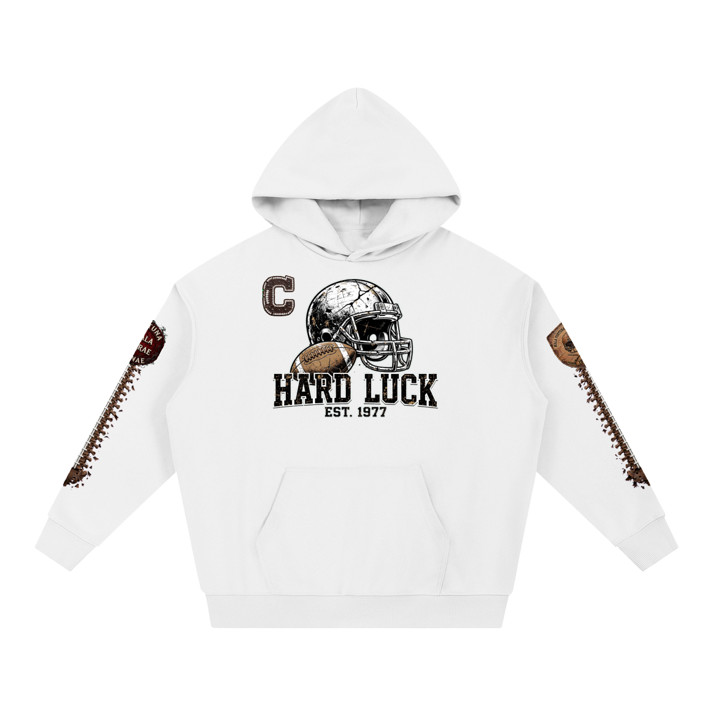 GRIDIRON GUT CHECK — HEADHUNTER 77 CAPTAIN HEAVYWEIGHT HOODIE