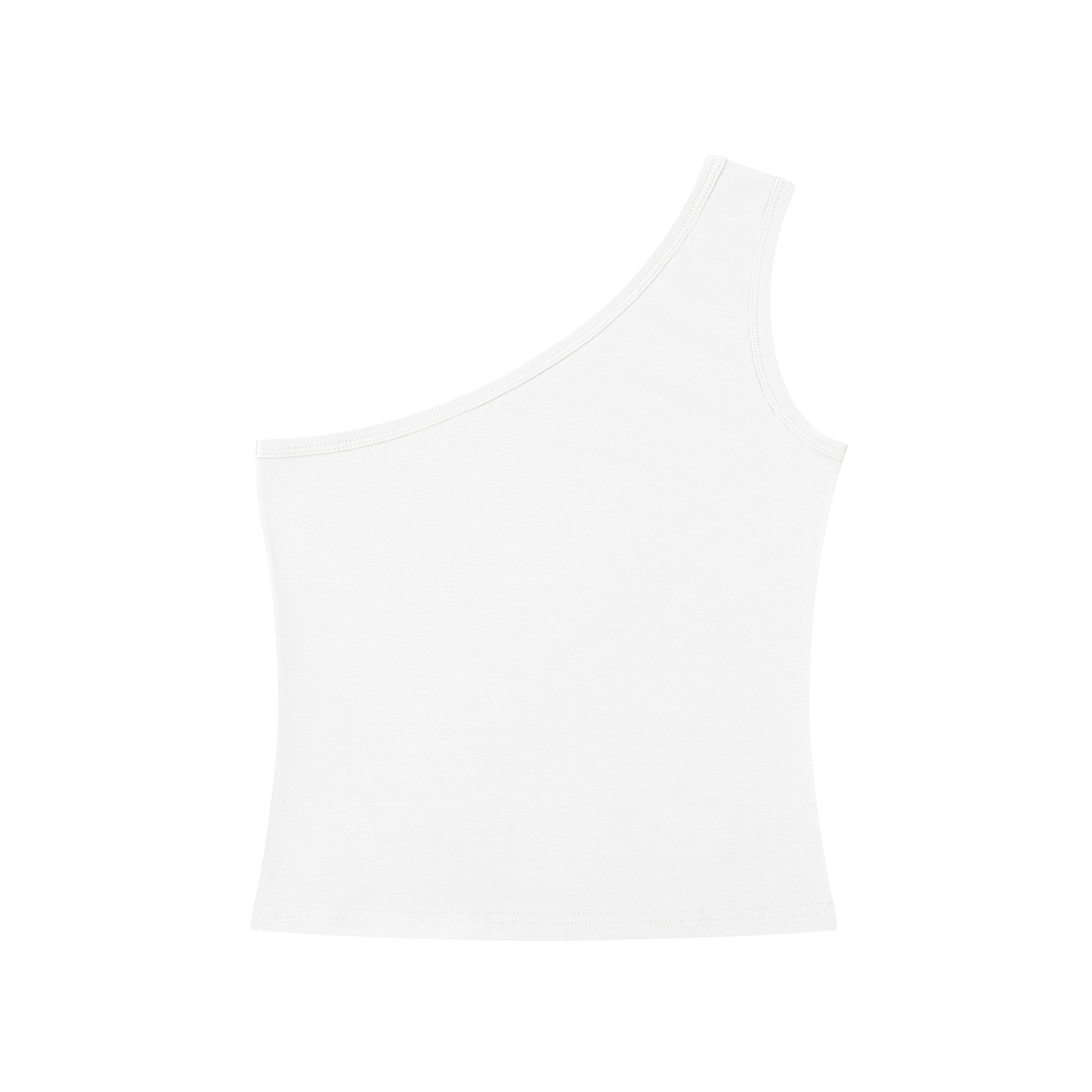 The last Move One-Shoulder Crop Tank Top