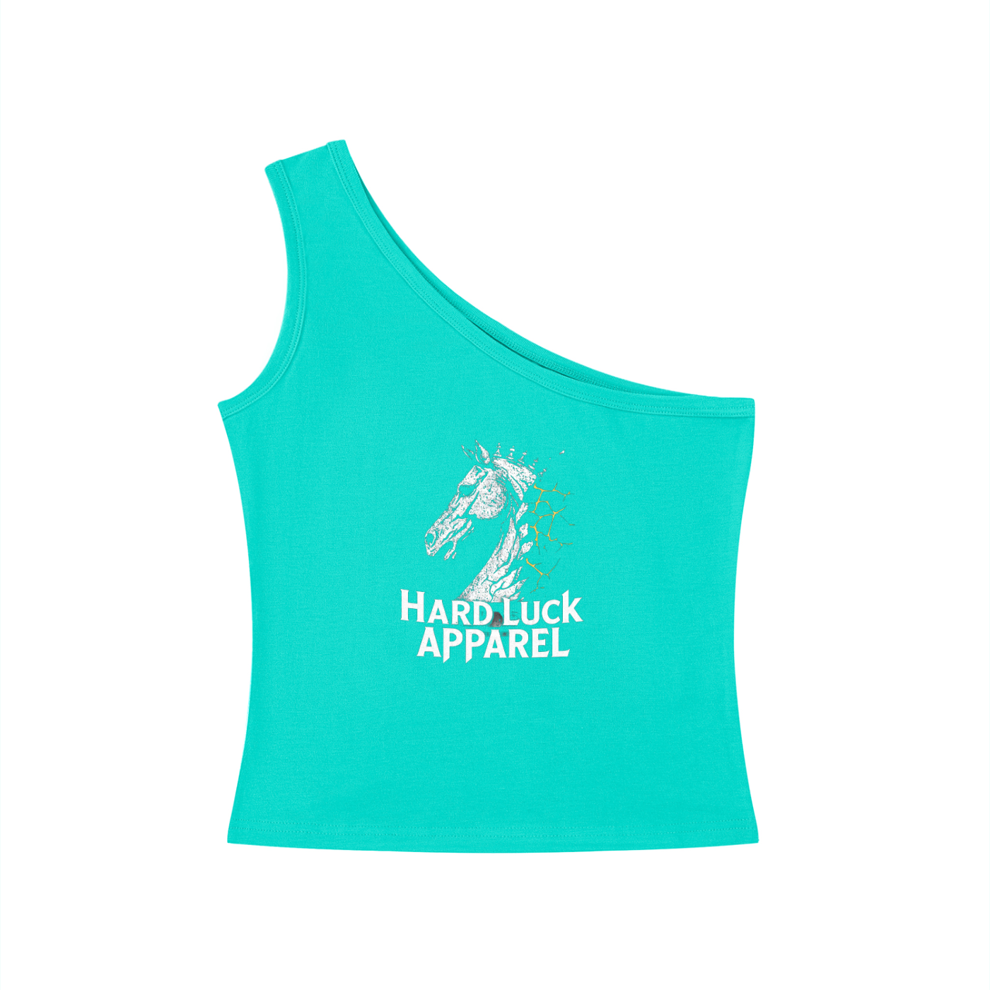 The last Move One-Shoulder Crop Tank Top