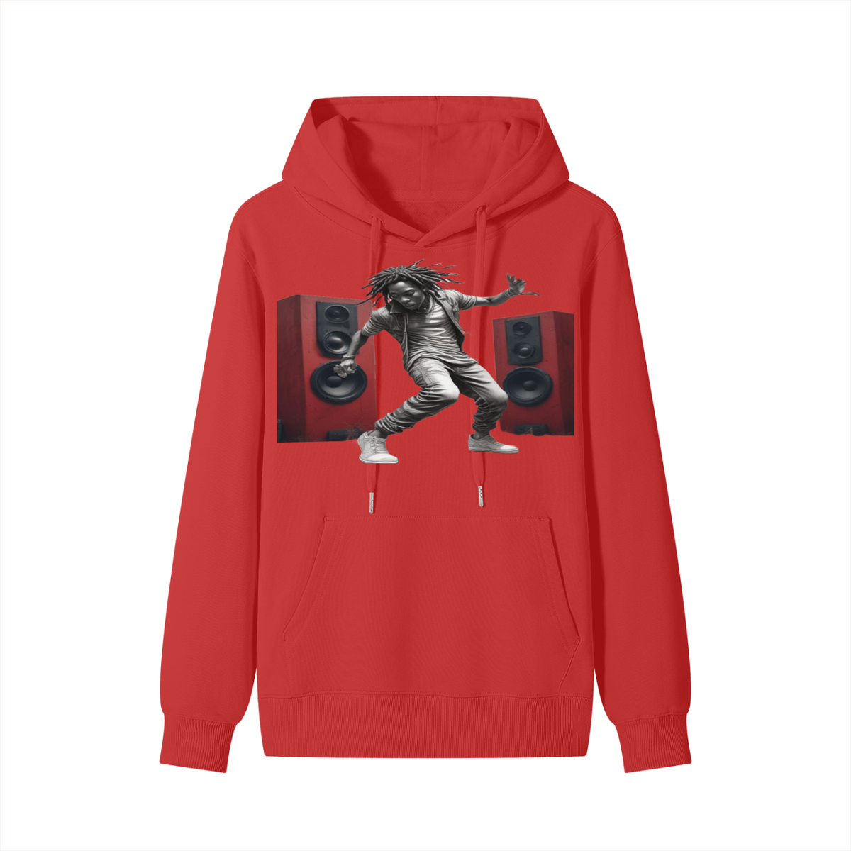 B-Boy in Motion Pullover Hoodie | Hip-Hop Streetwear | Hard Luck Apparel
