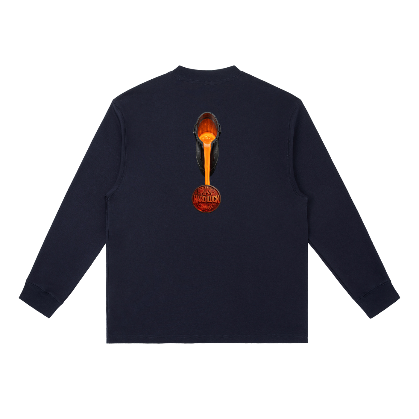 Black smith Forged Essential Crewneck Long-Sleeve T-Shirt