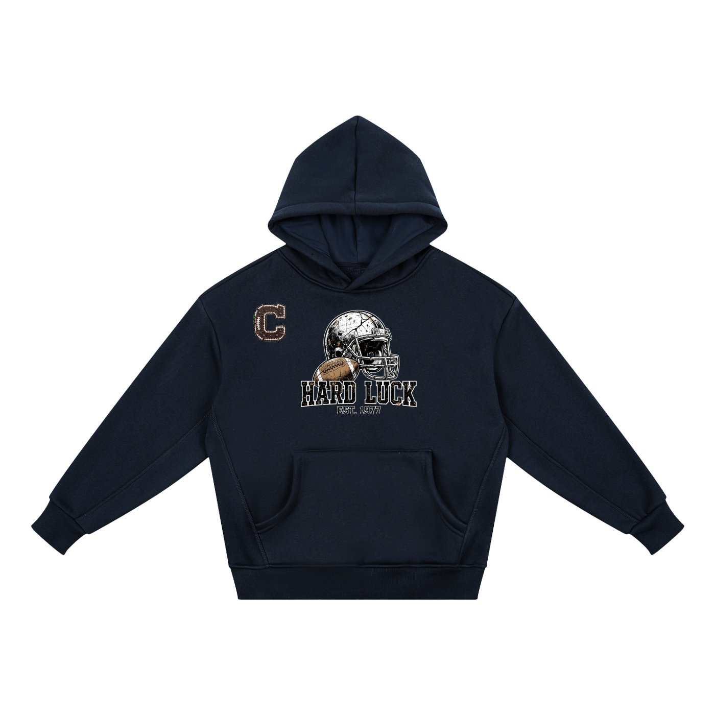 THE HEADHUNTER KIDS - Gridiron Gut Check Youth Fleece Hoodie | Hard Luck Apparel