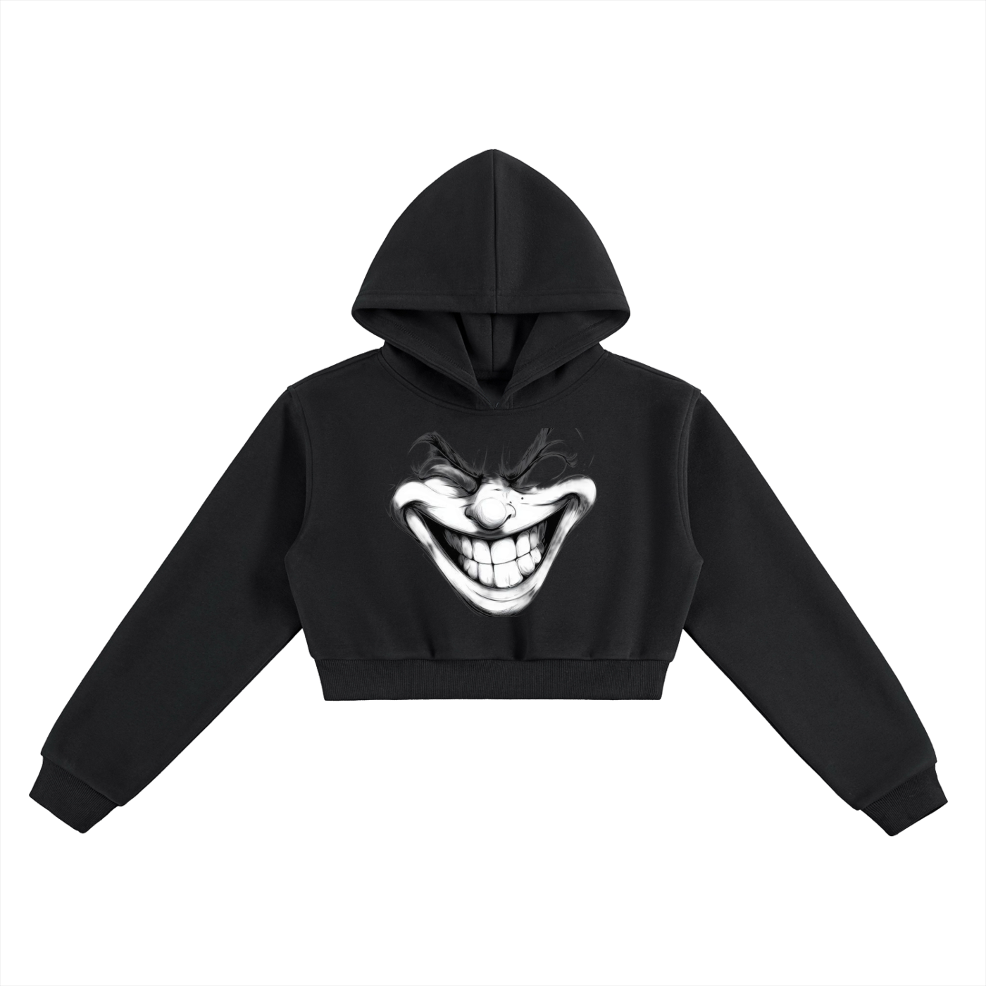 No laughing Matter Essential Cropped Hoodie