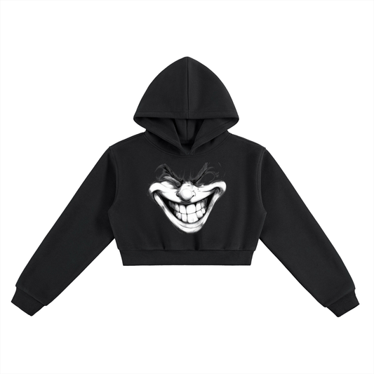 No laughing Matter Essential Cropped Hoodie