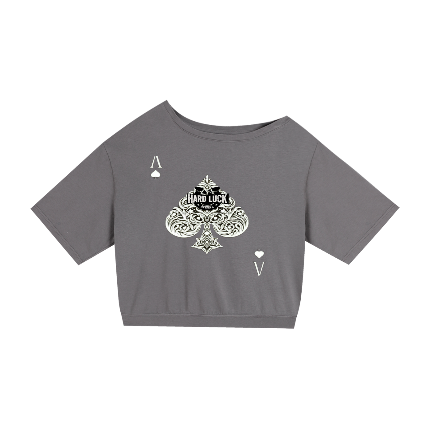 Uptown Ace Asymmetric Shoulder Oversized Cotton T-Shirt