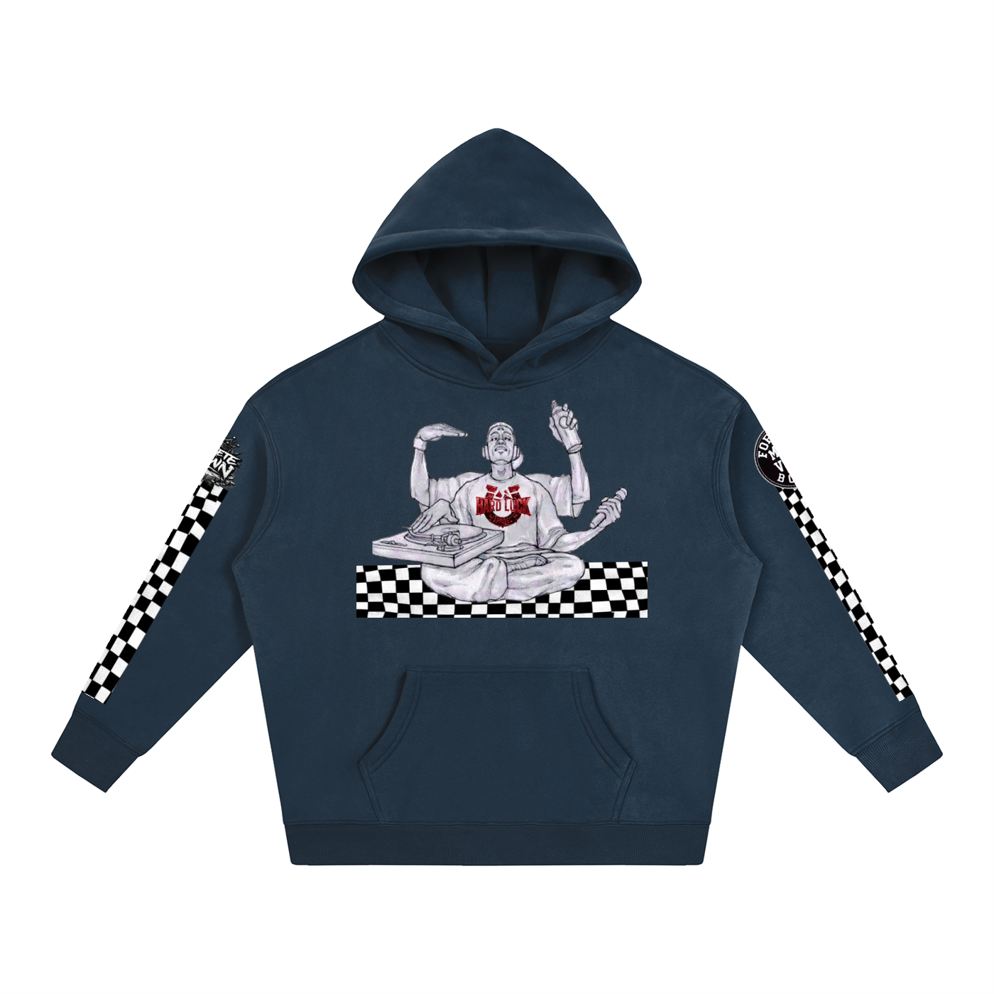 Soul of the Cypher Oversized Fleece Hoodie | Hard Luck Apparel