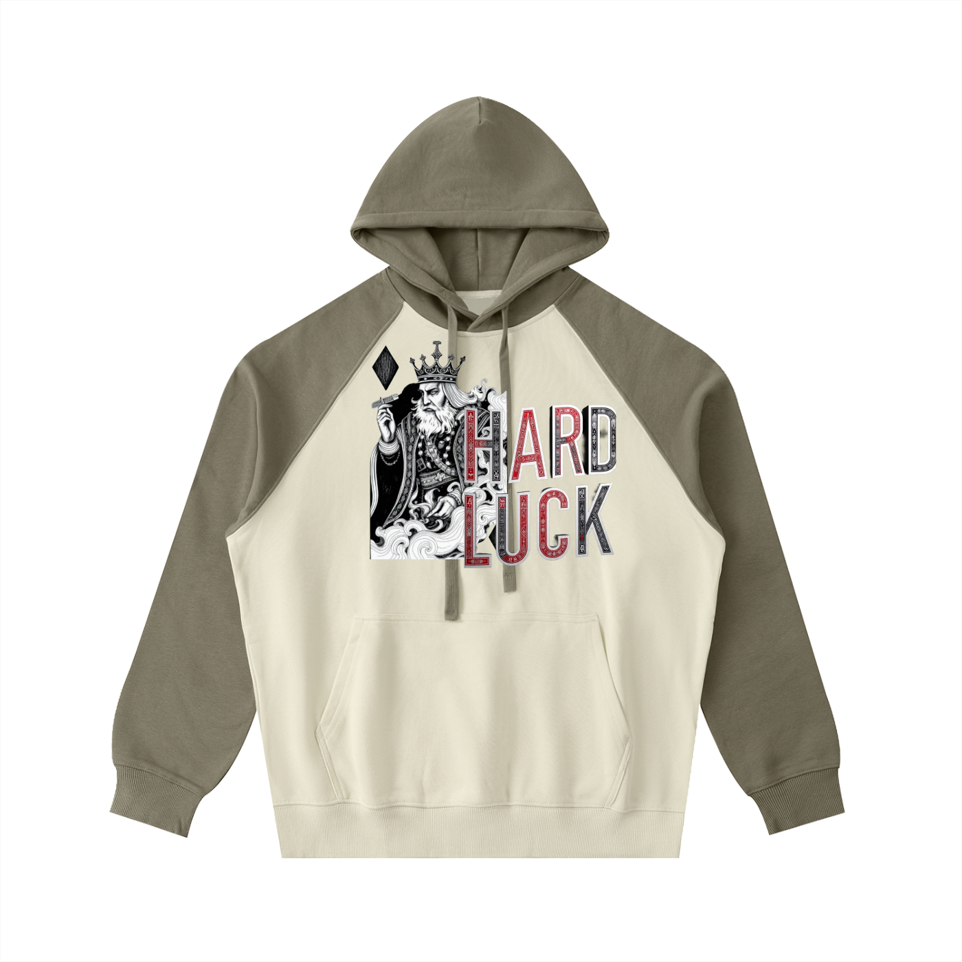 Smoked Kings  Raglan Sleeve Hoodie