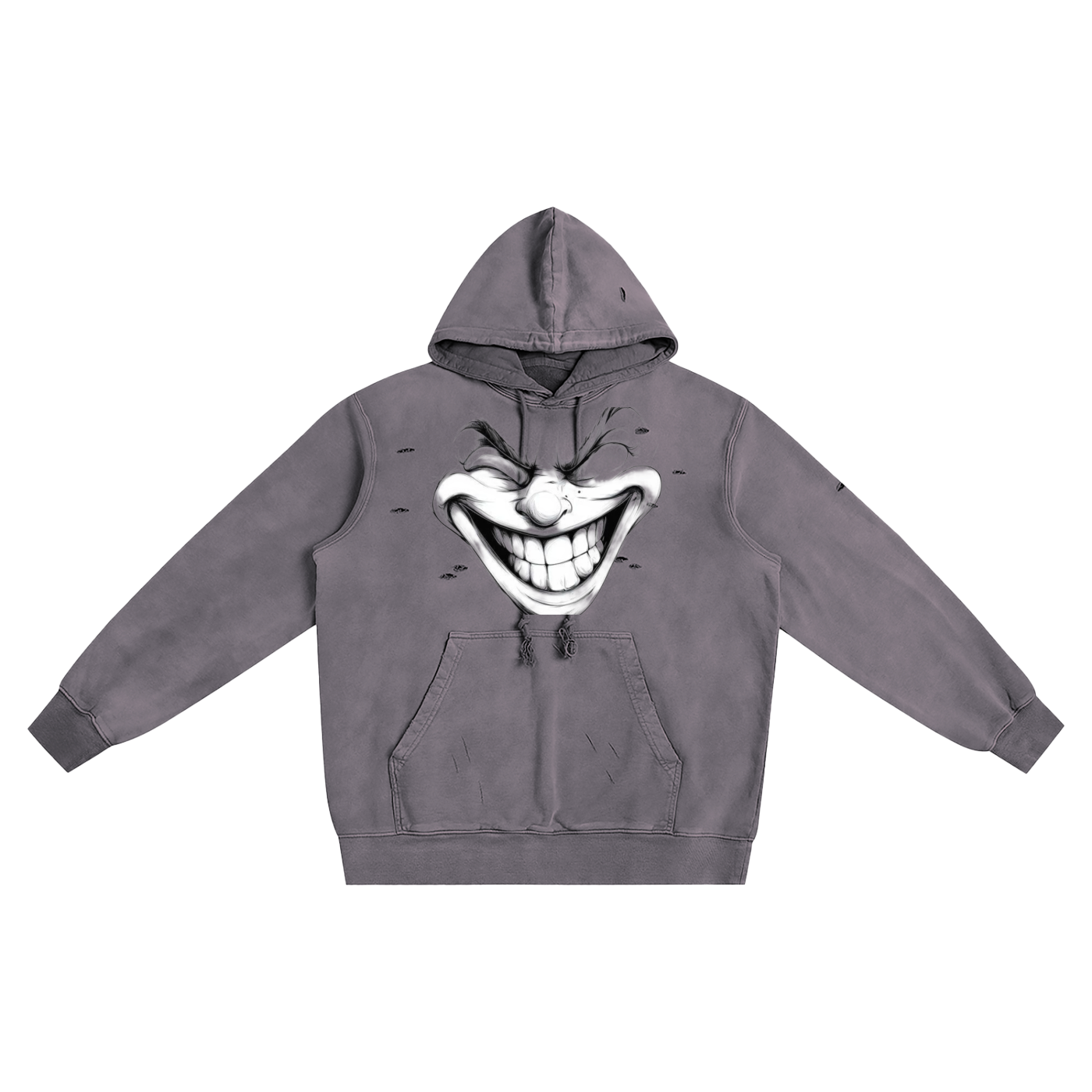 No laughing matter Distressed Vintage Wash Hoodie