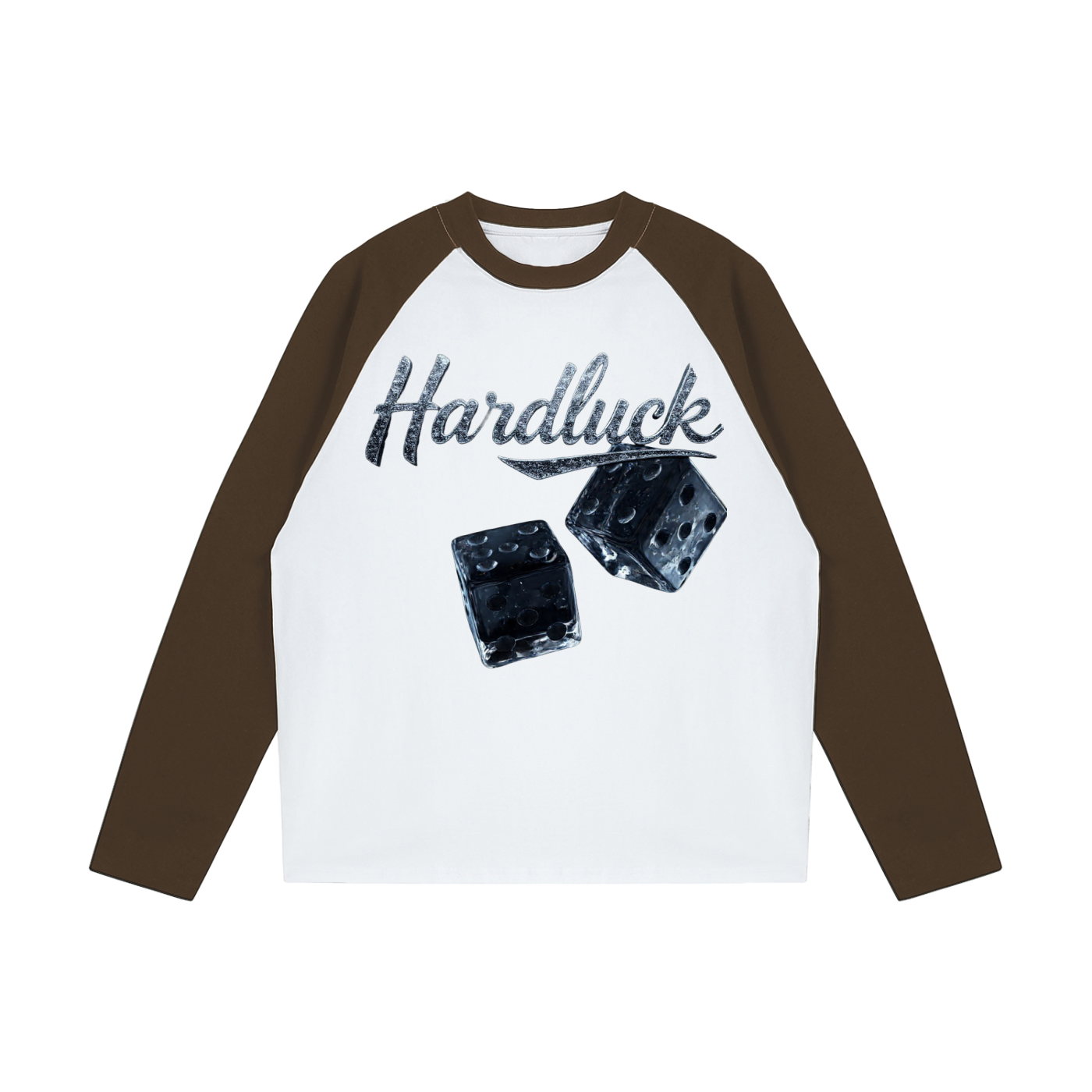 Black Ice Roll the D-ice  Color-Blocked Raglan Long-Sleeve T-Shirt7