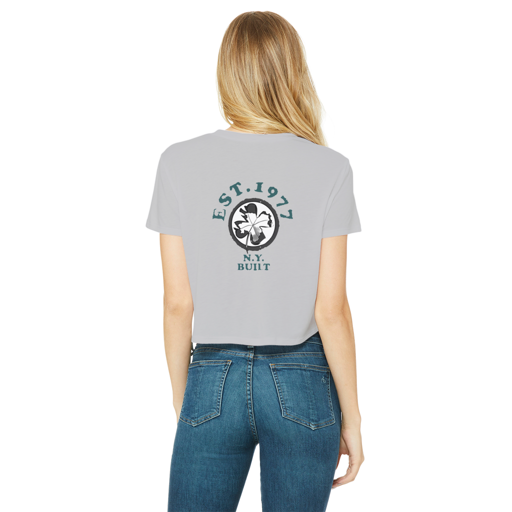 Project Broken Hearts Classic Women's Cropped Raw Edge T-Shirt