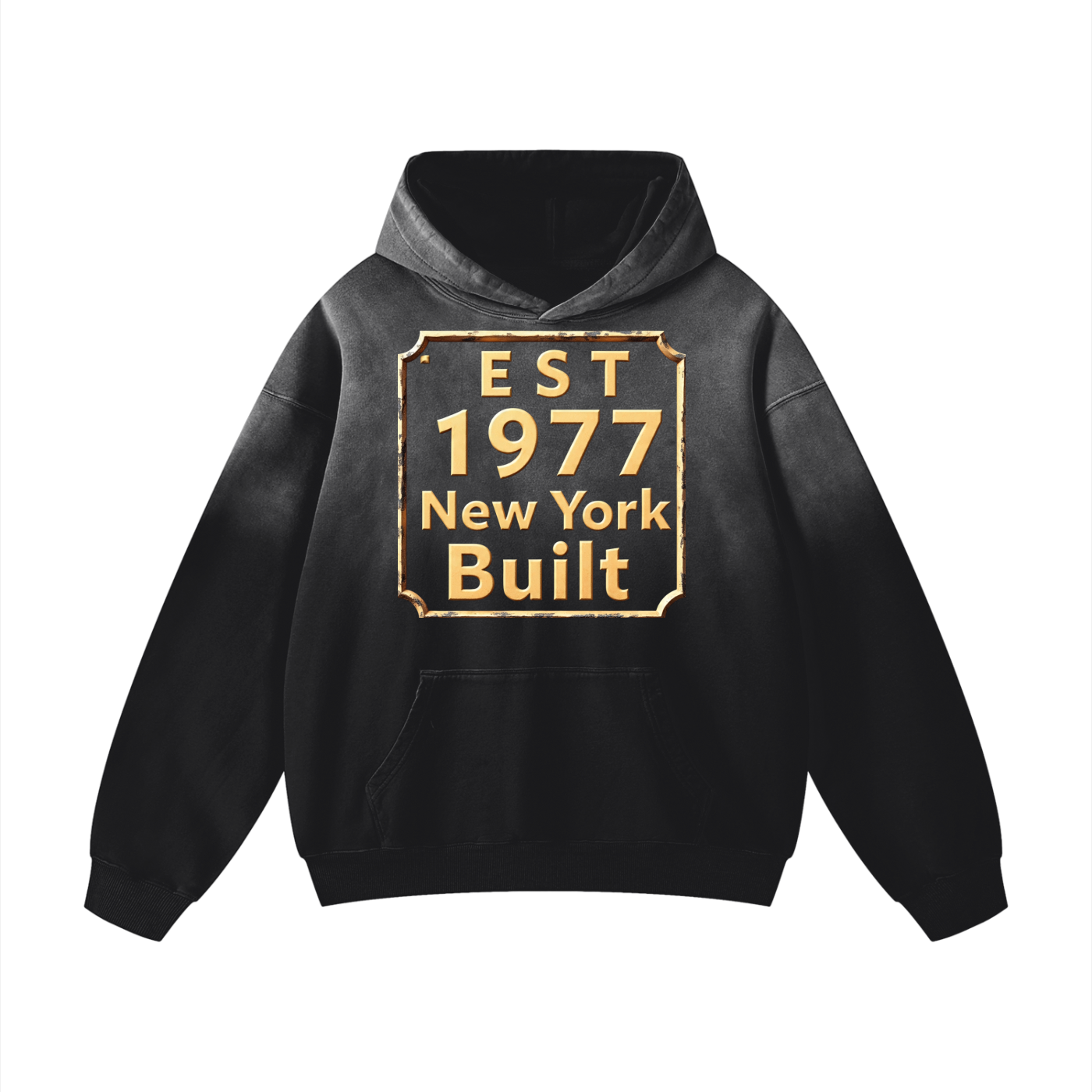 New York Built Heavyweight Sunfade Oversized Hoodie