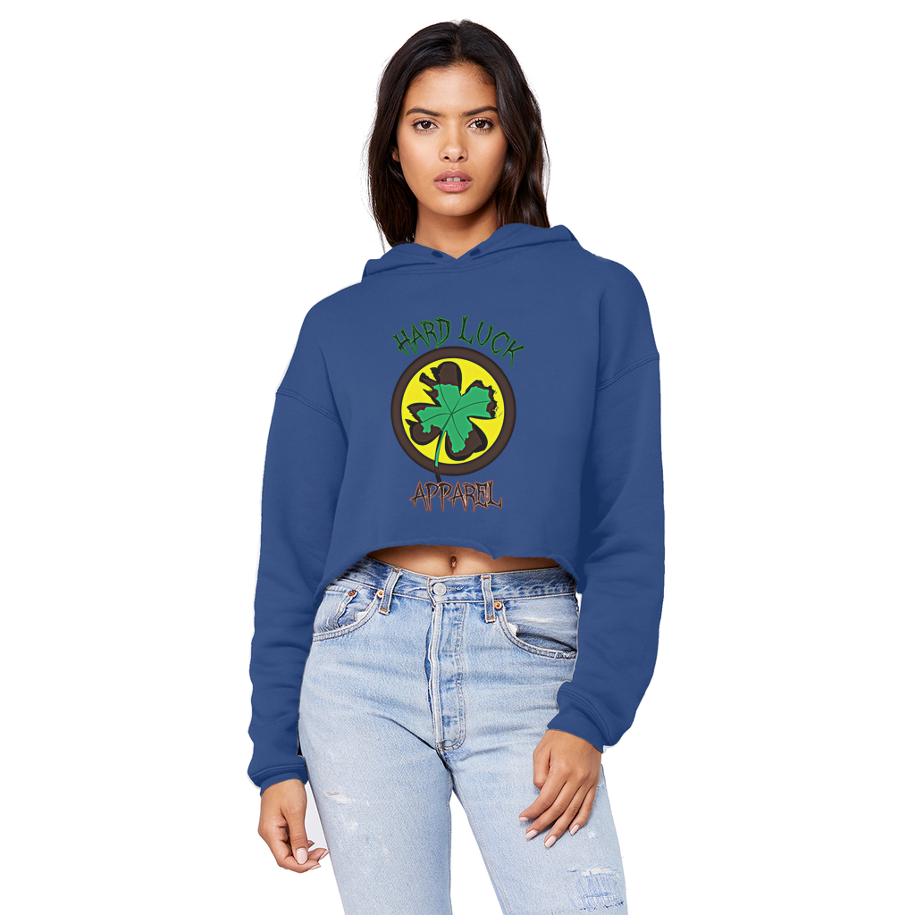 undefined Cropped Raw Edge Boyfriend Hoodie