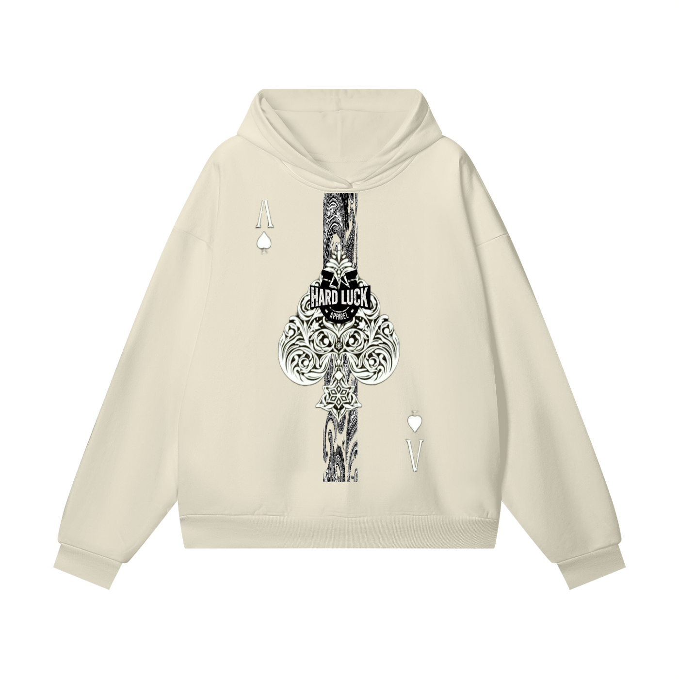 Noir Refined Uptown Ace  Heavyweight Hidden Pocket Fleece Hoodie