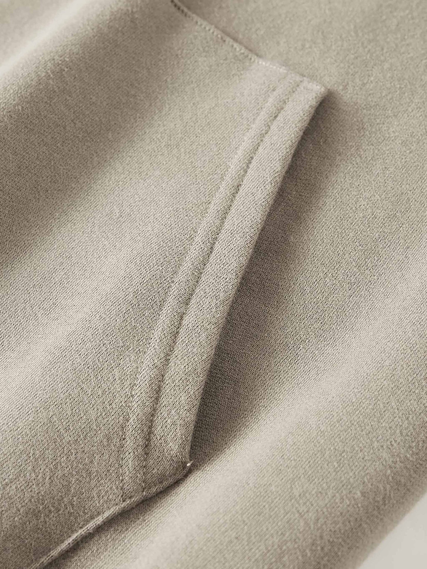 BUS Stop High Neck Insulated FOG Solid Color Fleece Hoodie - 385 GSM