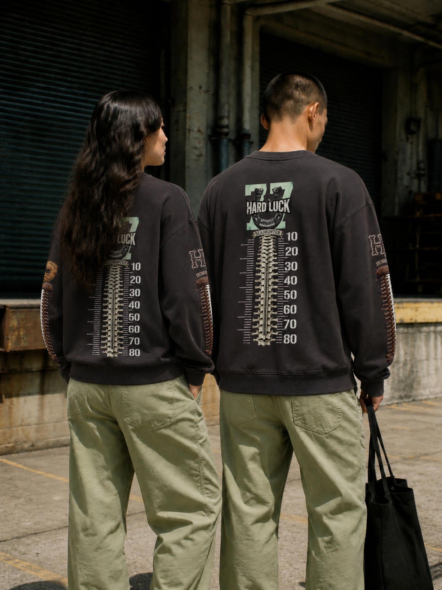 Hard Luck Apparel - Gridiron Gut Check Headhunter 77 Captain Long Sleeve Tee