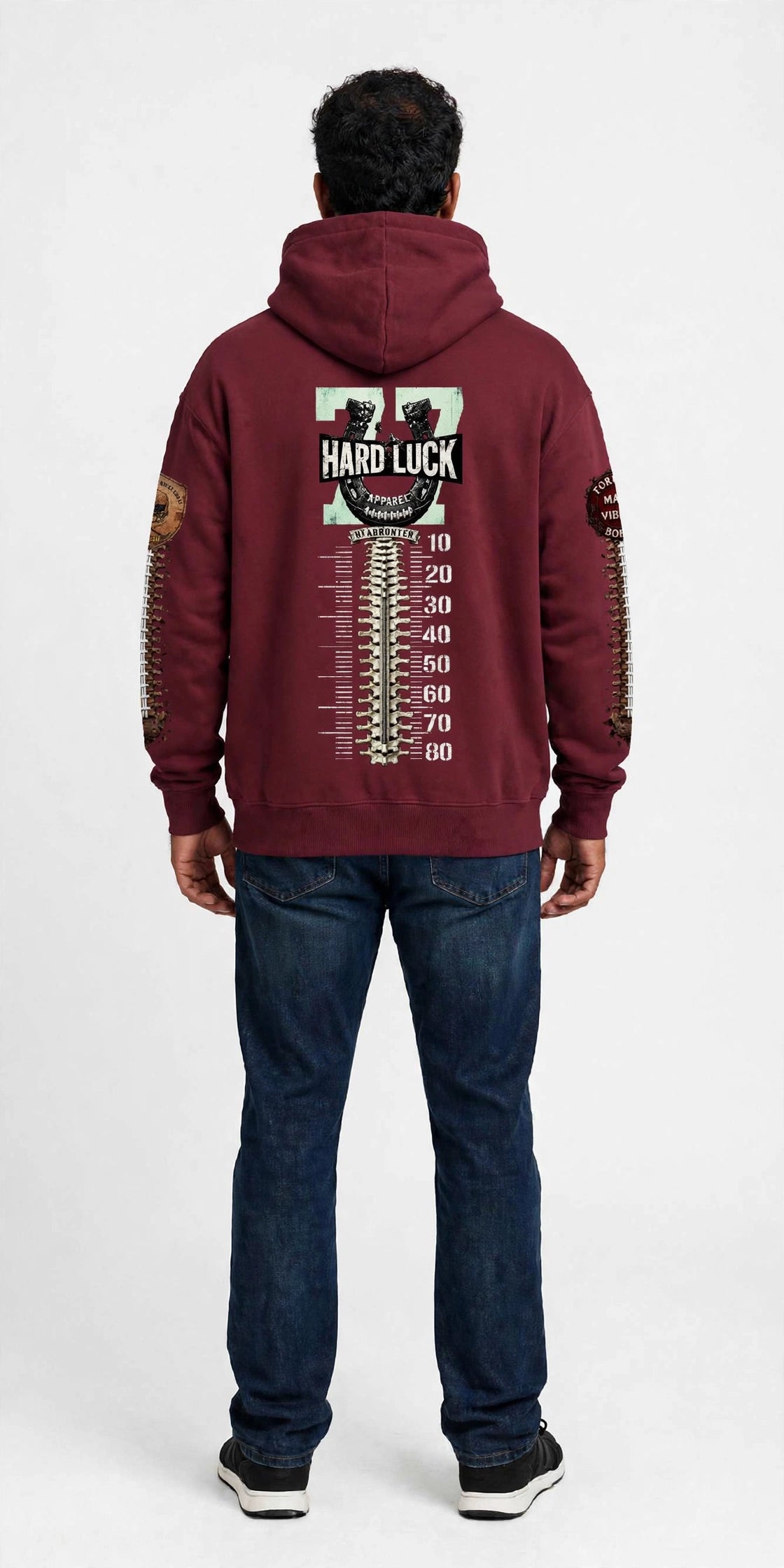 GRIDIRON GUT CHECK — HEADHUNTER 77 CAPTAIN HEAVYWEIGHT HOODIE