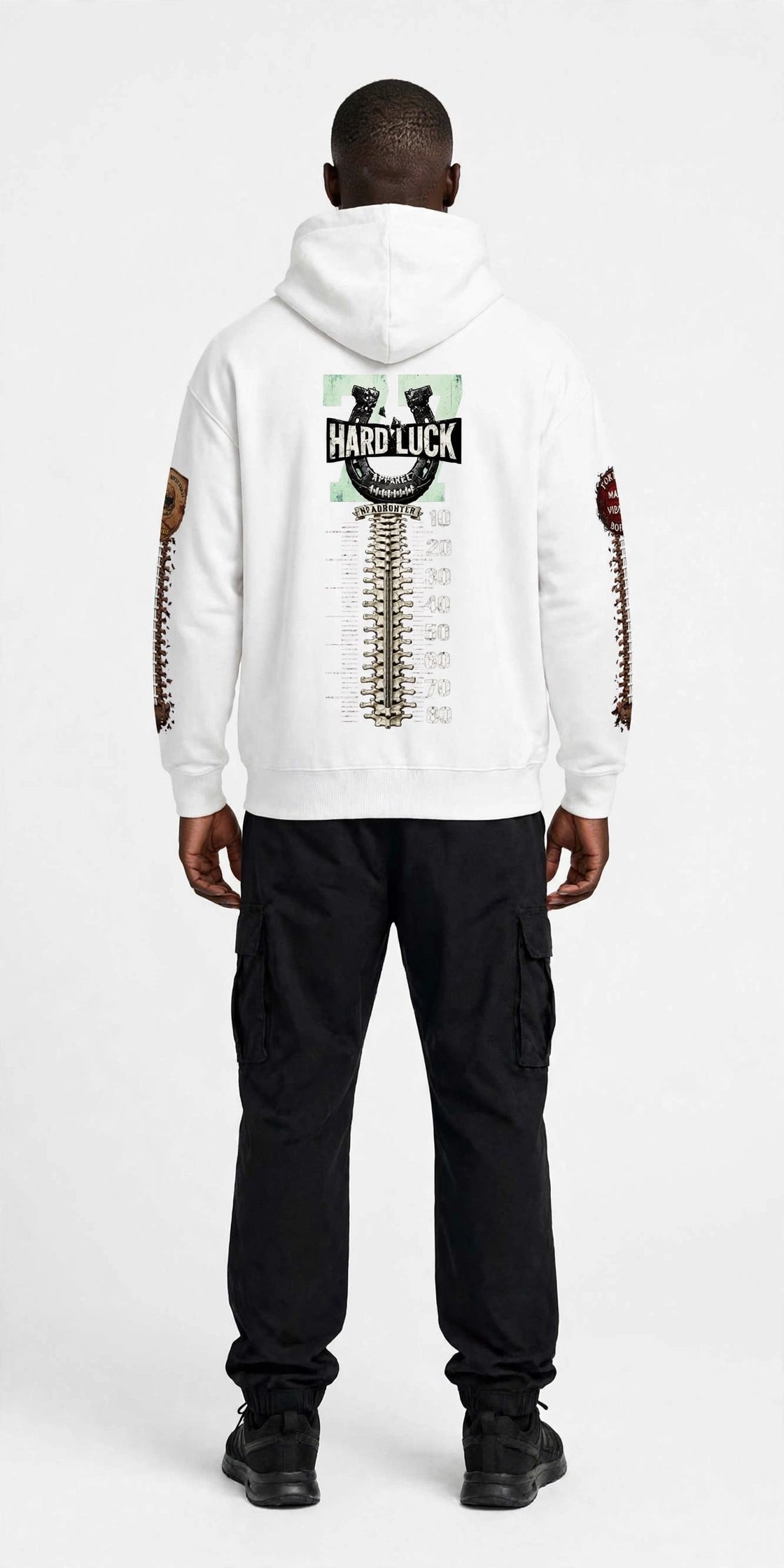 GRIDIRON GUT CHECK — HEADHUNTER 77 CAPTAIN HEAVYWEIGHT HOODIE
