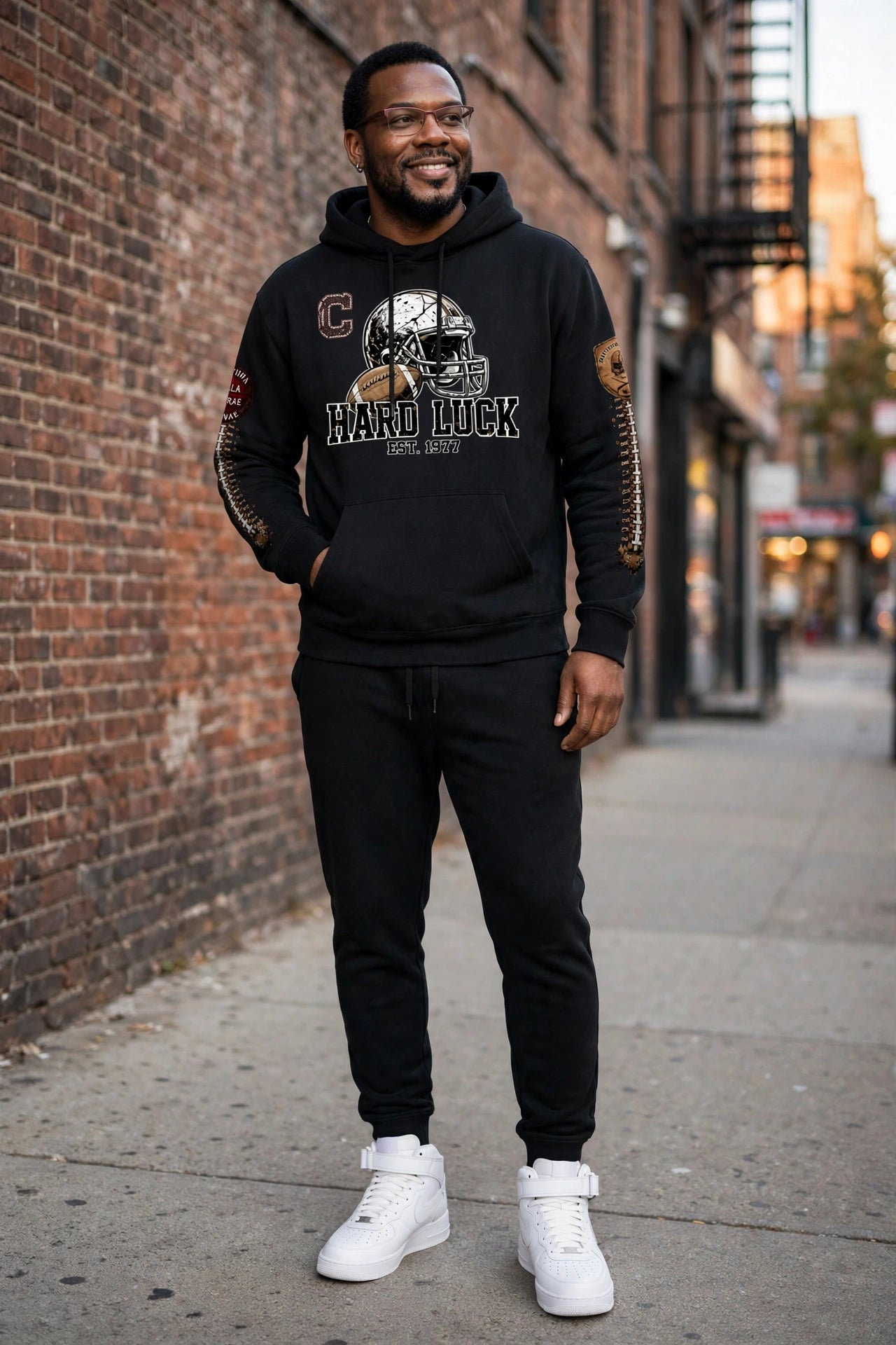 GRIDIRON GUT CHECK — HEADHUNTER 77 CAPTAIN HEAVYWEIGHT HOODIE